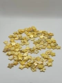 DOĞAL SARI SEDEF YILDIZ BONCUK (25 GRAM - 65 adet)