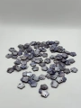 DOĞAL LAVANTA GRİ ÇİÇEK SEDEF (25 GRAM - 50 ADET)