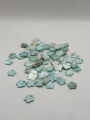 DOĞAL TURKUAZ ÇİÇEK SEDEF (25 GRAM - 50 ADET)