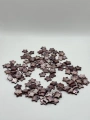DOĞAL BORDO SEDEF YILDIZ BONCUK (25 GRAM - 65 adet)