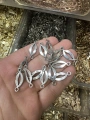 METAL GÜMÜŞ DUDAK ÇİFT KULPLU (50 gram)