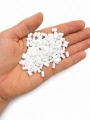 Beyaz Cam Boru Boncuk (1 Kg)