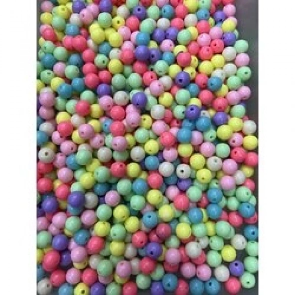 12 mm renkli boncuk (500 gr)