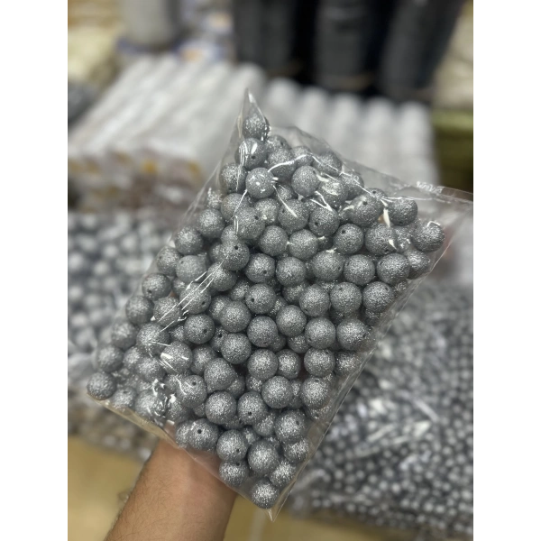 18 mm Simli Boncuk 500 Gram