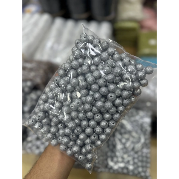 14 mm Simli Boncuk 500 Gram