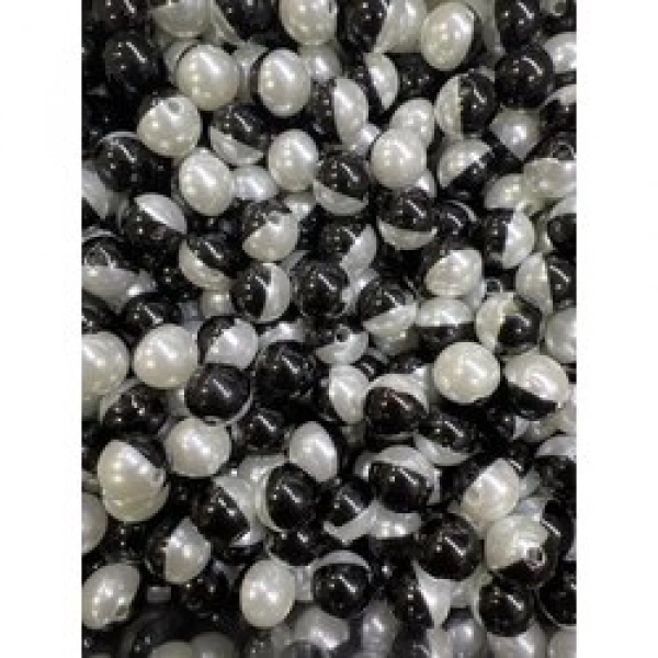 14 mm siyah beyaz lüx inci (500 gr)
