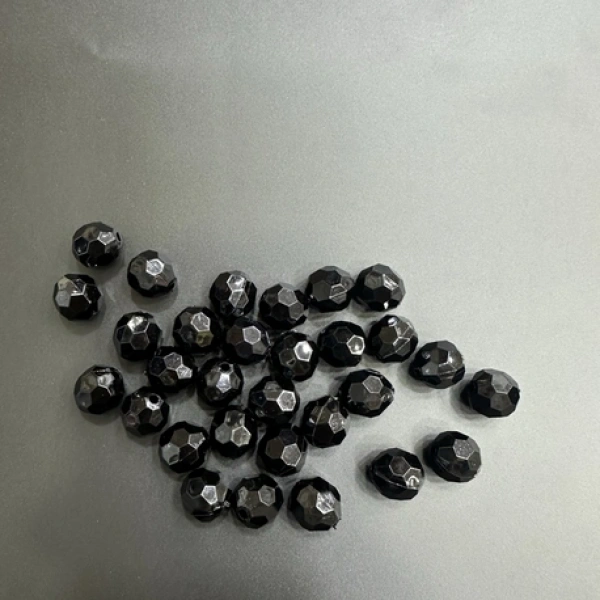 14 mm siyah petek boncuk (500 gr)