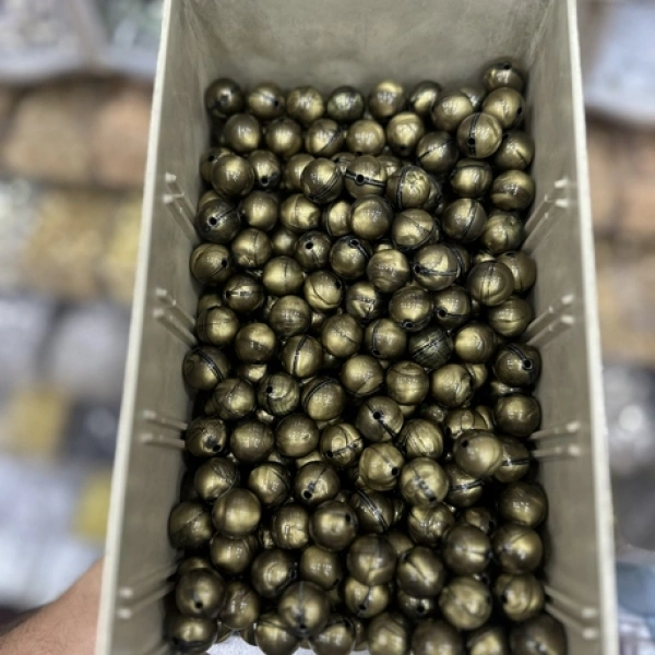 16 mm antik yeşil boncuk (500 gr)