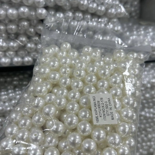 16 mm krem lüx inci (500 gr)