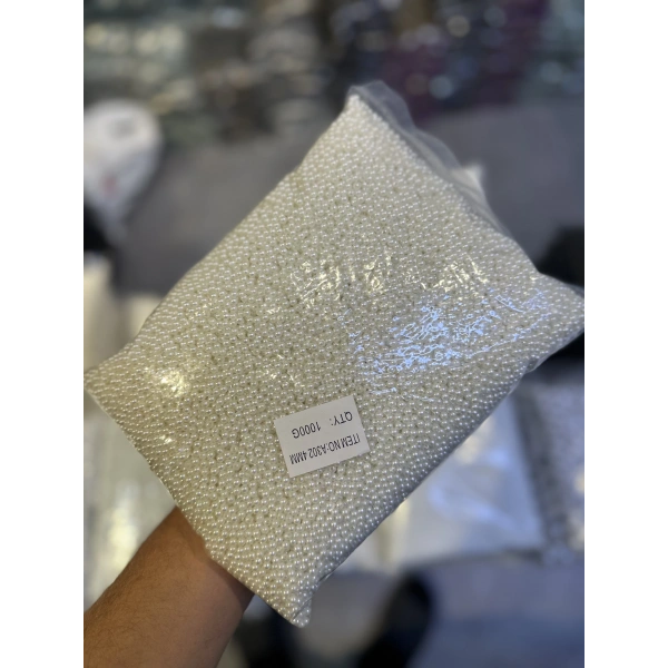 4 mm Krem Normal İnci 500 Gram
