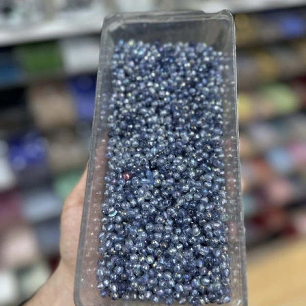 6 mm Dünya Janjanlı Boncuk (100 gram)