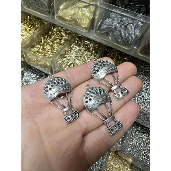 METAL GÜMÜŞ KAPADOKYA BALON (50 gram)