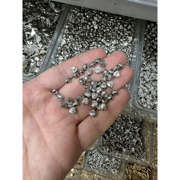 METAL GÜMÜŞ ARA APARAT KALP (50 gram)