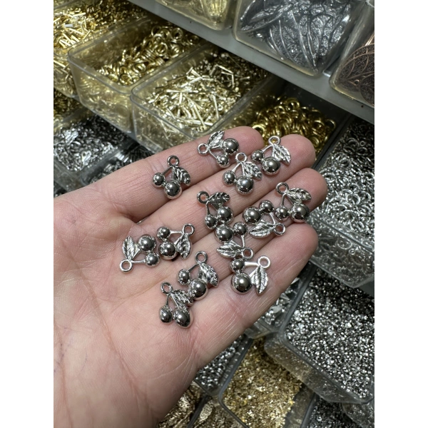 METAL GÜMÜŞ KİRAZ (50 gram)