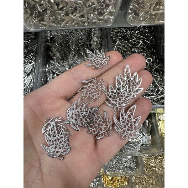 METAL GÜMÜŞ YAPRAK (50 gram)