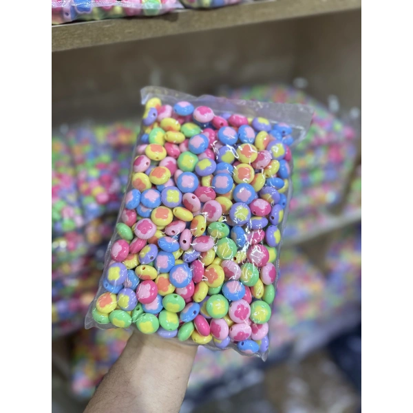 Renkli Boncuk (500 gram)