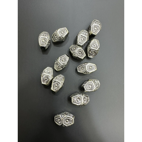 ESKİTME GÜMÜŞ BONCUK (500 gram - 100 adet)
