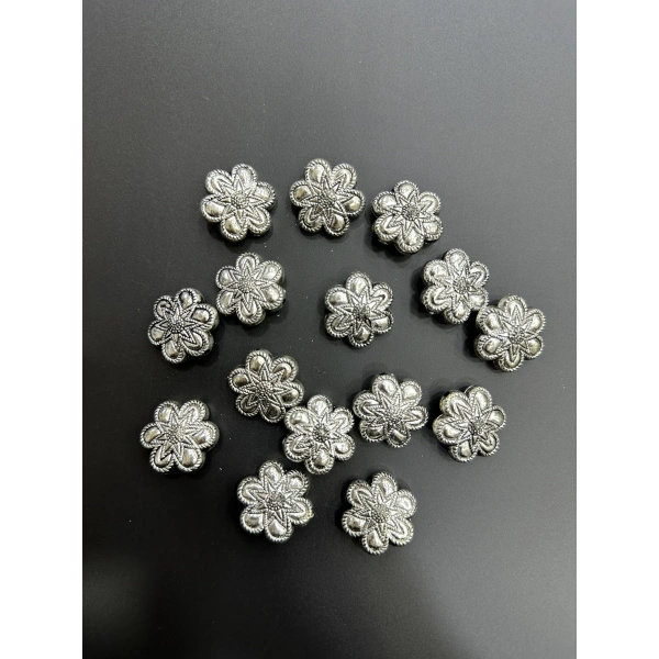 ESKİTME GÜMÜŞ BONCUK (500 gram - 190 adet)