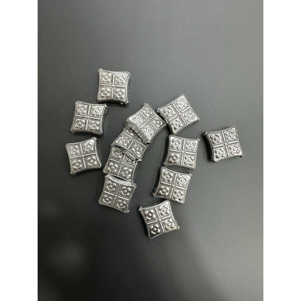ESKİTME GÜMÜŞ BONCUK (500 gram - 145 adet)