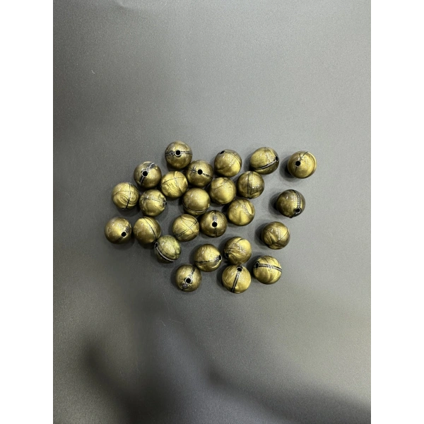 16 MM ANTİK YEŞİL BONCUK (500 gram - 220 adet)