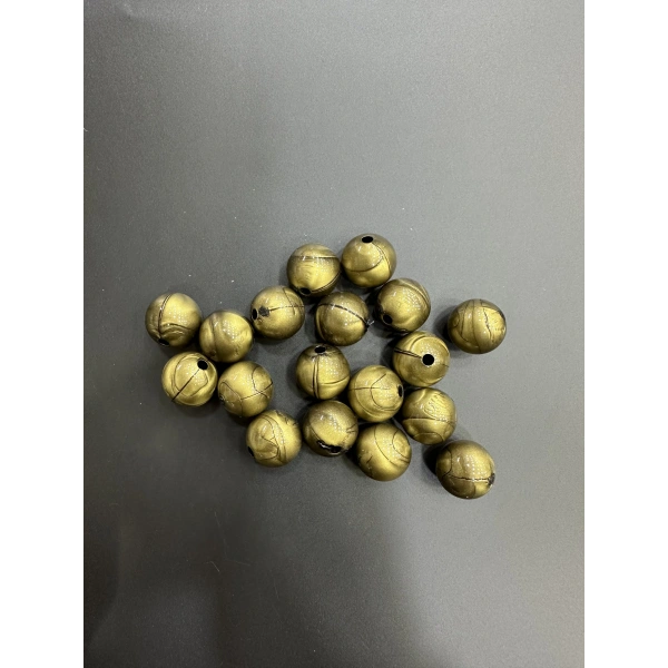 18 MM ANTİK YEŞİL BONCUK (500 gram - 150 adet)