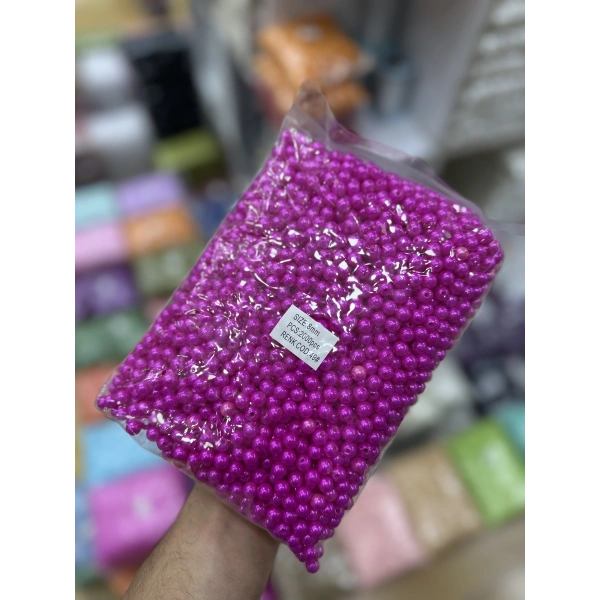 8 MM RENKLİ İNCİ (500 gram)
