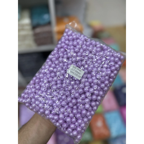 10 MM RENKLİ İNCİ (500 gram)