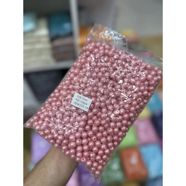 10 MM RENKLİ İNCİ (500 gram)