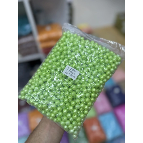 10 MM RENKLİ İNCİ (500 gram)