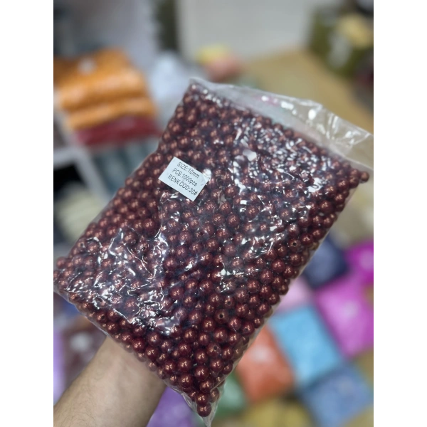 10 MM RENKLİ İNCİ (500 gram)