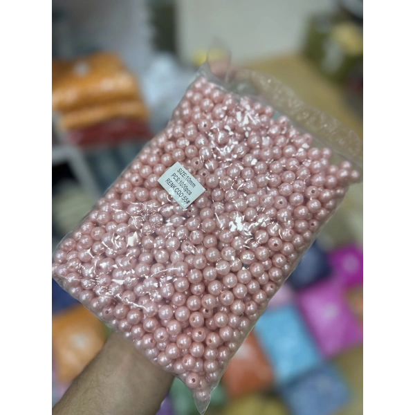 10 MM RENKLİ İNCİ (500 gram)