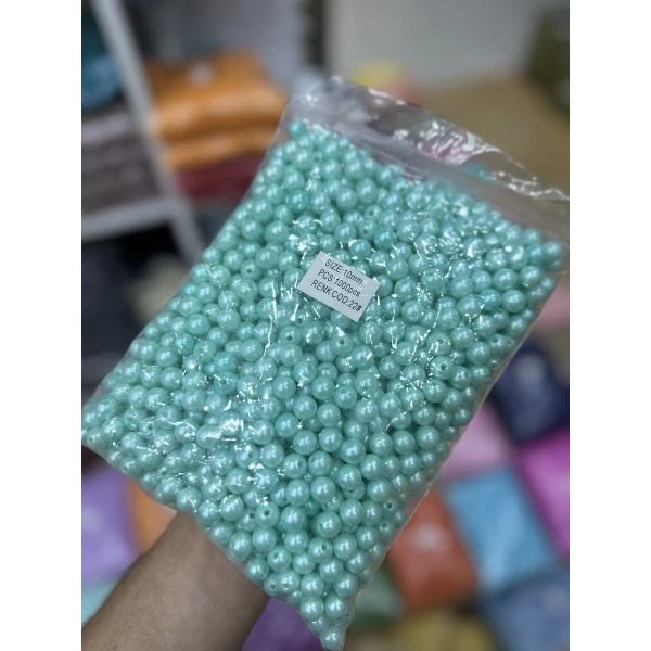 10 MM RENKLİ İNCİ (500 gram)