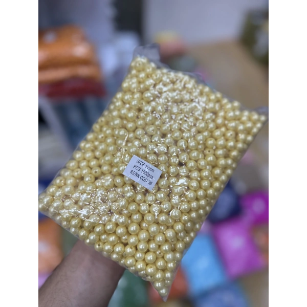 10 MM RENKLİ İNCİ (500 gram)