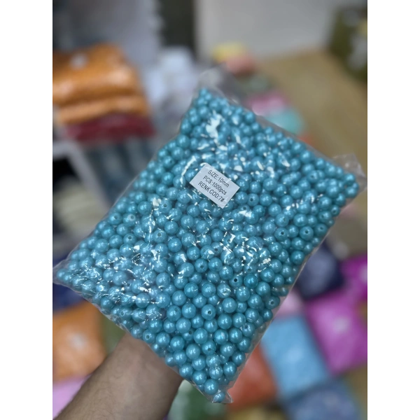 10 MM RENKLİ İNCİ (500 gram)