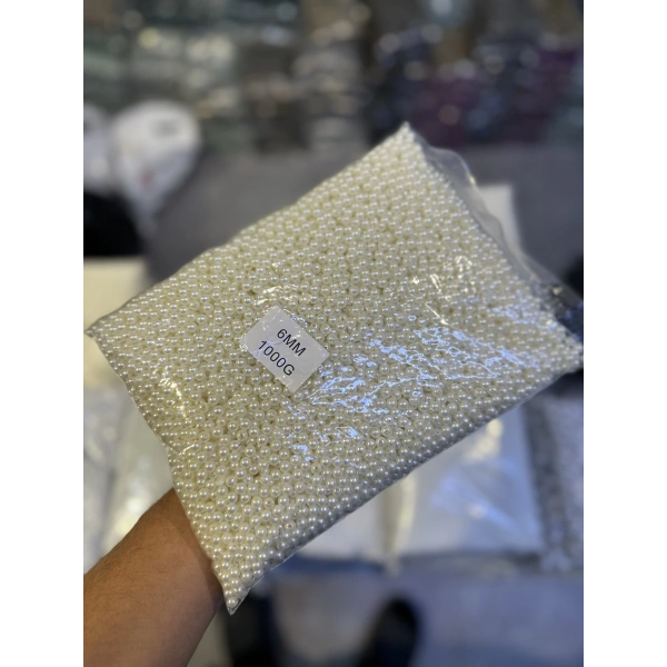 6 mm Krem Normal İnci 500 Gram