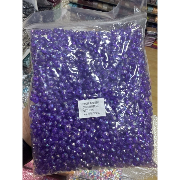 8 mm janjanlı akrilik boncuk