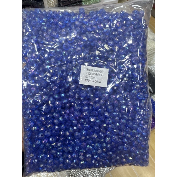 8 mm janjanlı akrilik boncuk