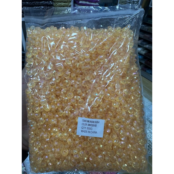 8 mm janjanlı akrilik boncuk