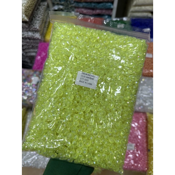 8 MM JANJANLI BASIK BONCUK (500 GRAM)