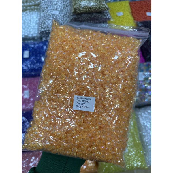 8 MM JANJANLI BASIK BONCUK (500 GRAM)