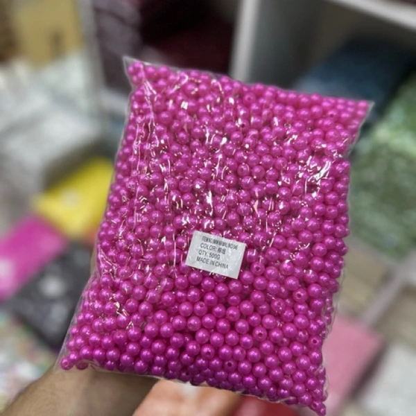 8 mm renkli inci (500 gr)