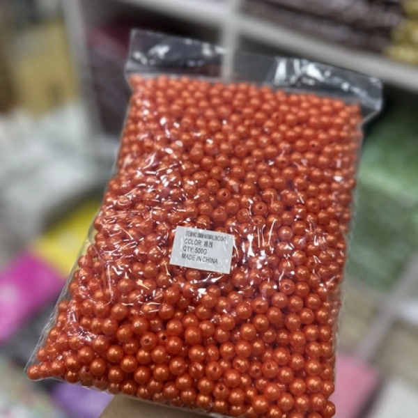 8 mm renkli inci (500 gr)