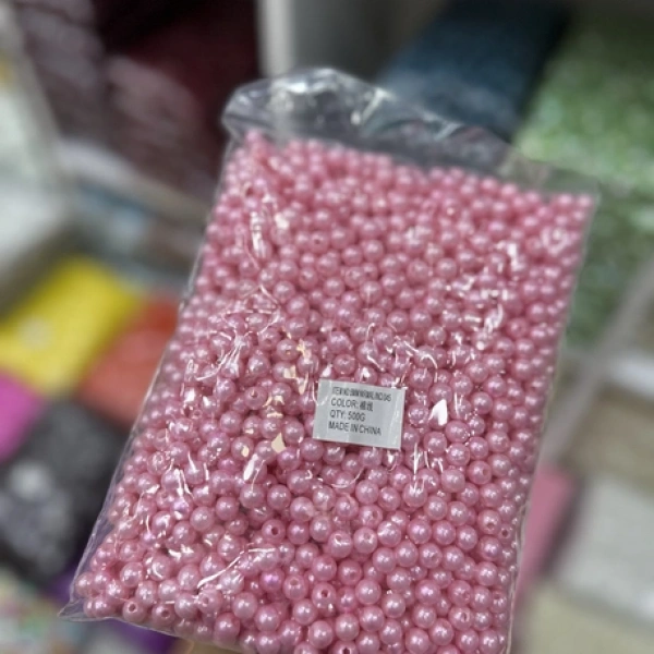 8 mm renkli inci (500 gr)