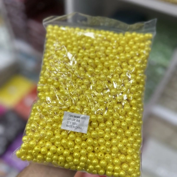 8 mm renkli inci (500 gr)