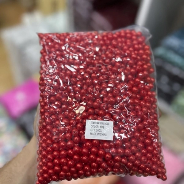 8 mm renkli inci (500 gr)