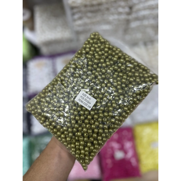 8 MM RENKLİ İNCİ (500 gram)