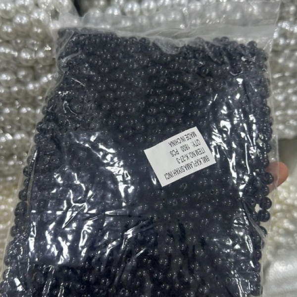 8 mm siyah lüx inci (500 gr)
