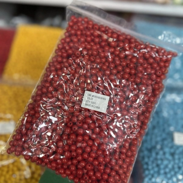 8 mm yuvarlak boncuk (500 gr)