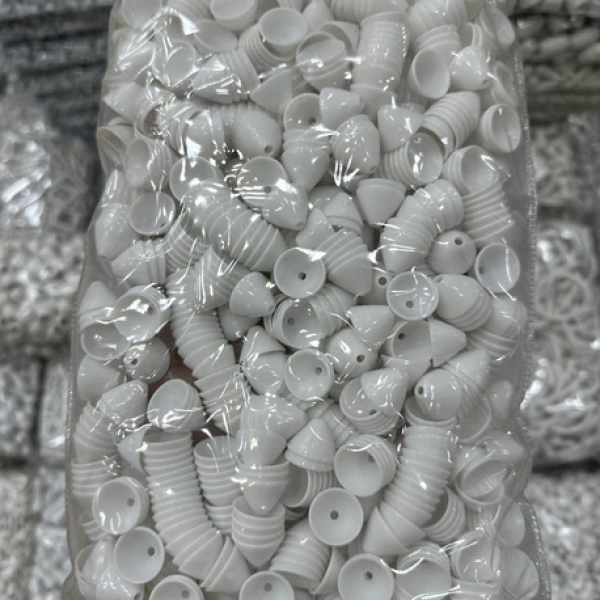 Akrilik Beyaz Boncuk (500 gr)