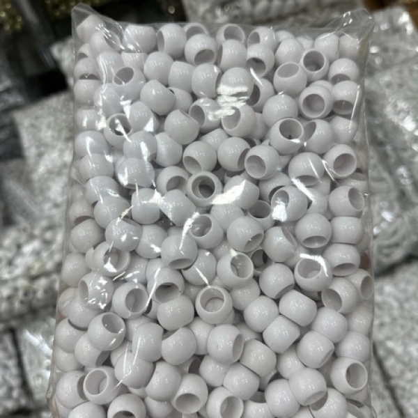 Akrilik Beyaz Boncuk (500 gr)